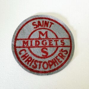 St Christophers School Midgets MS Richmond VA Letterman Patch Football 1950s